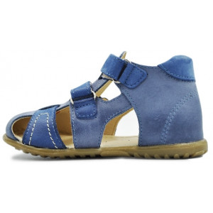 Sandały Buty Emel e 2437-14 Chłopięce Półsandały z Wygodnym zapięciem na Rzepy