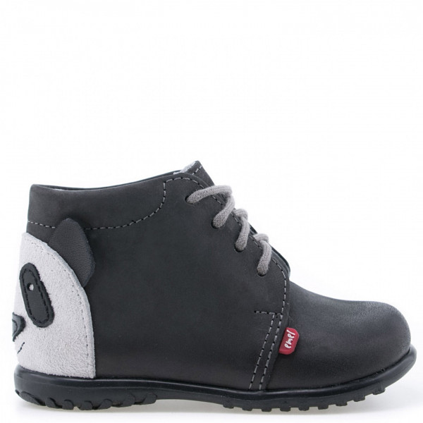 Chłopięce Trzewiki Sznurowane Z Pandą Emel e 1150-1
