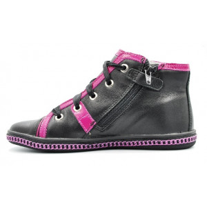 Sznurowane Trzewiki Trampki Na Suwak Dziewczęce Na Jesień Bartek W-74254/SZ/00E