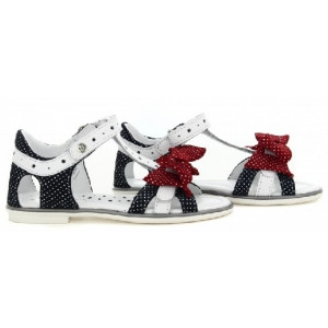 Eleganckie sandały na lato dla dziewczynek Bartek w-16182/1np