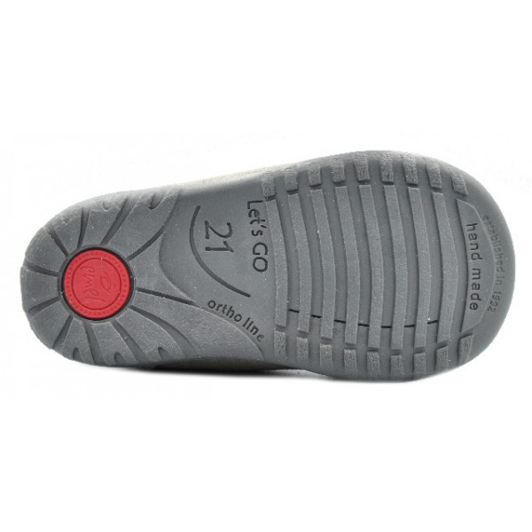 Szare Trzewiki dla chłopca Na Jesień Wiosnę Emel e 2429b-4