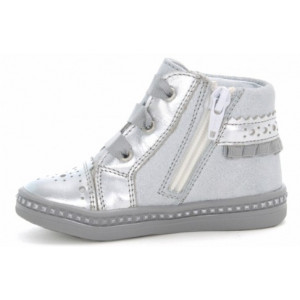 Srebrne Trzewiki Półbuty Dla Dziewczynek Bartek w-51846/12d