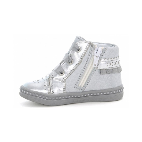 Srebrne Trzewiki Półbuty Dla Dziewczynek Bartek w-51846/12d