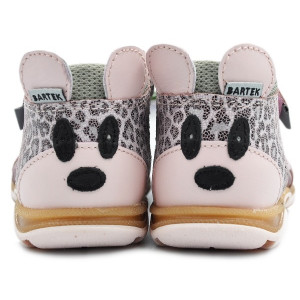 Sandały Buty Bartek w-71144/bbk Dziewczęce Sandały na Rzepy z uroczą Myszką - Panterka