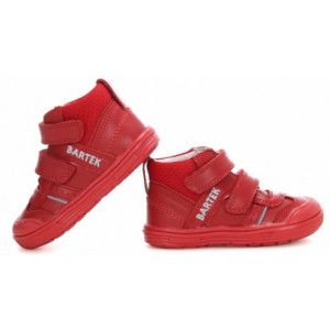 Czerwone Chłopięce Trzewiki Do Nauki Chodzenia Bartek w-81859-5/re5