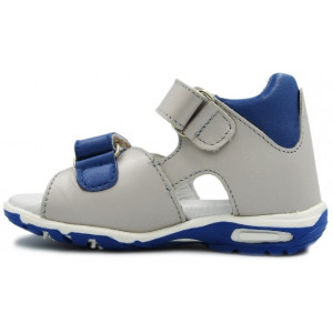 Szare Sandały Z Wysokim Zapiętkiem Dla Chłopca Jamet 191 II gatunek