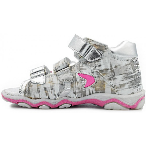 Sandały Dziewczęce Wysoki Zapiętek Na Rzepy Jamet 263 II gatunek