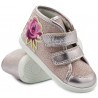 Różowe Półbuty Dziewczęce Z...