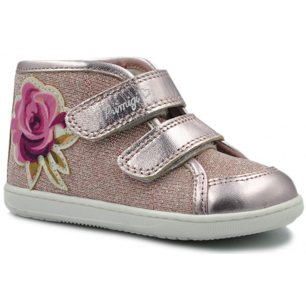 Różowe Półbuty Dziewczęce Z Metalicznymi Dodatkami Primigi 3403600