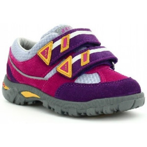 Sportowe półbuty na wiosnę dla dziewczynki z nubuku Bartek T-65519/122