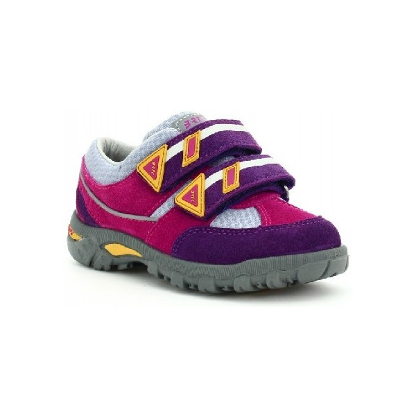 Sportowe półbuty na wiosnę dla dziewczynki z nubuku Bartek T-65519/122