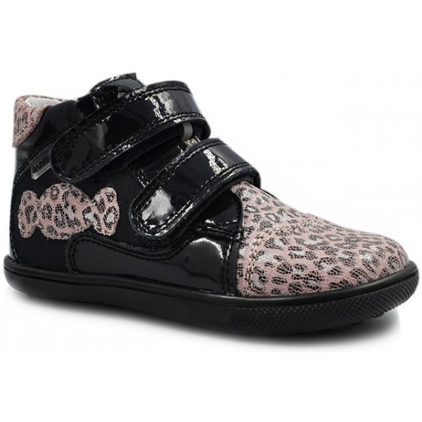 Eleganckie Lakierowane Trzewiki Dziewczęce W Panterkę Bartek w-11703/0-91e