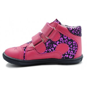 Półbuty Dla Dziewczynki Róż Fiolet Na Rzepy Bartek w-11702/0-jos