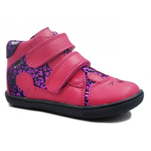 Półbuty Dla Dziewczynki Róż Fiolet Na Rzepy Bartek w-11702/0-jos