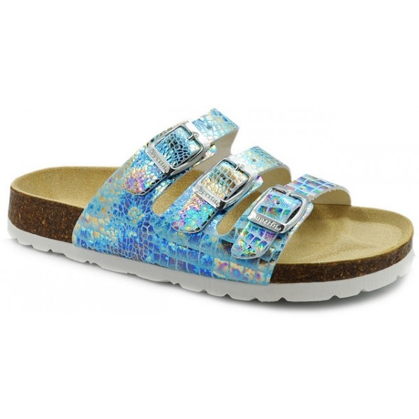 Wygodne Niebieskie Klapki Laczki Na Lato Superfit 1-800113-8010