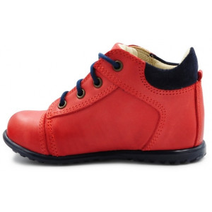 Chłopięce Trzewiki Na Wiosnę Skóra Naturalna Emel e 2069d-5