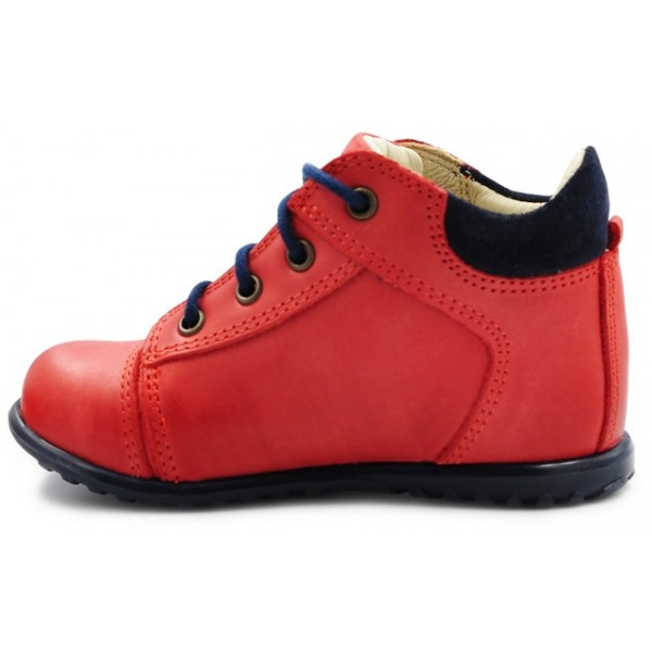 Chłopięce Trzewiki Na Wiosnę Skóra Naturalna Emel e 2069d-5