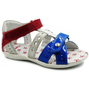 Kolorowe sandały dla dziewczynki w gwiazdki na lato Bartek T-61836/H41