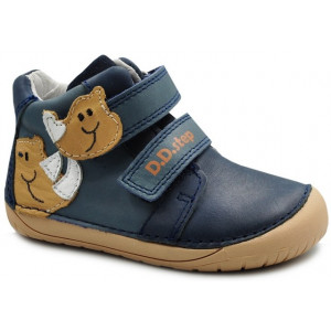 Wiosenne buty chłopięce na rzep Barefoot DD STEP 070-933