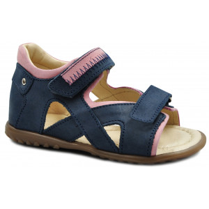 Sandały Emel 2086-24 Sandały dla Dziewczynki z wygodnym zapięciem na Rzepy