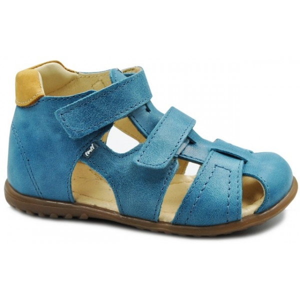 Sandały Emel e 2437-30 Chłopięce Półsnadały na Rzepy