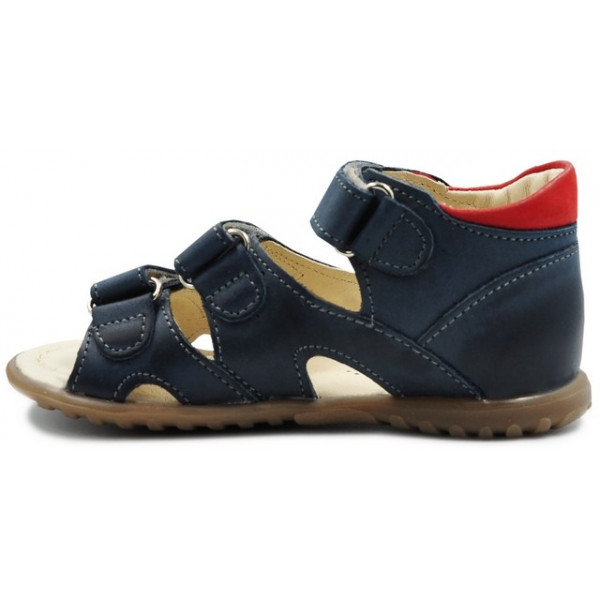 Sandały Emel e 2386-26 Sandały dla Chłopca z wygodnym zapięciem na Rzepy