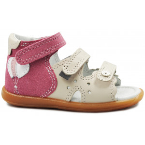 Sandały Buty Bartek 71158-0001 Dziewczęce Sandały z wygodnym zapięciem na Rzepy