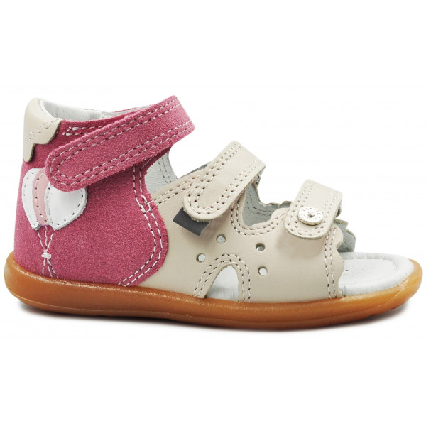 Sandały Buty Bartek 71158-0001 Dziewczęce Sandały z wygodnym zapięciem na Rzepy