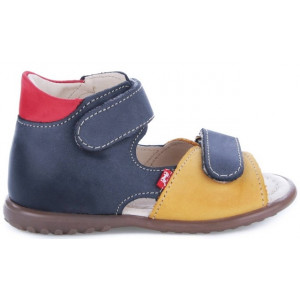 Sandały Emel e 2428b-7 Chłopięce Sandały na Rzepy