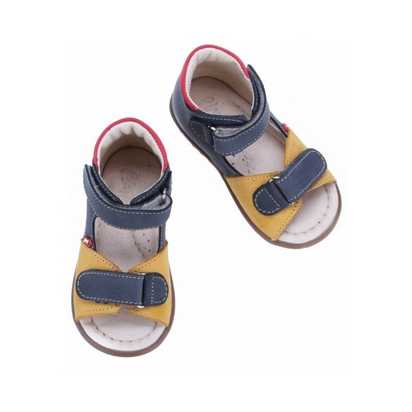 Sandały Emel e 2428b-7 Chłopięce Sandały na Rzepy