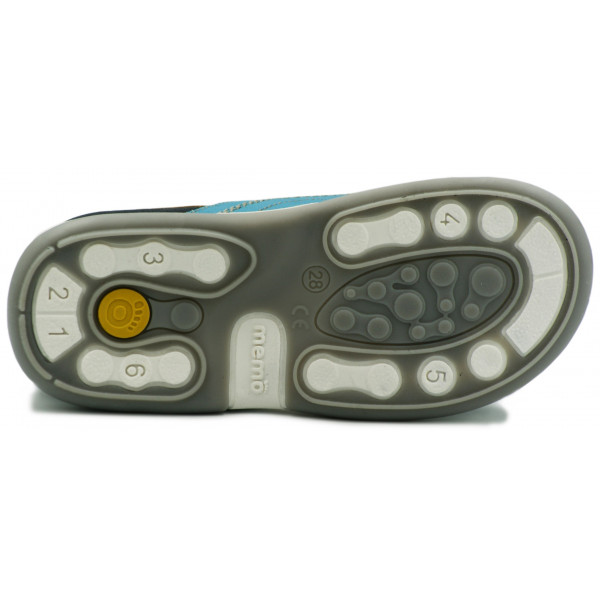 Sandałki Korekcyjne Chłopięce Sztywny Zapiętek MEMO Szafir