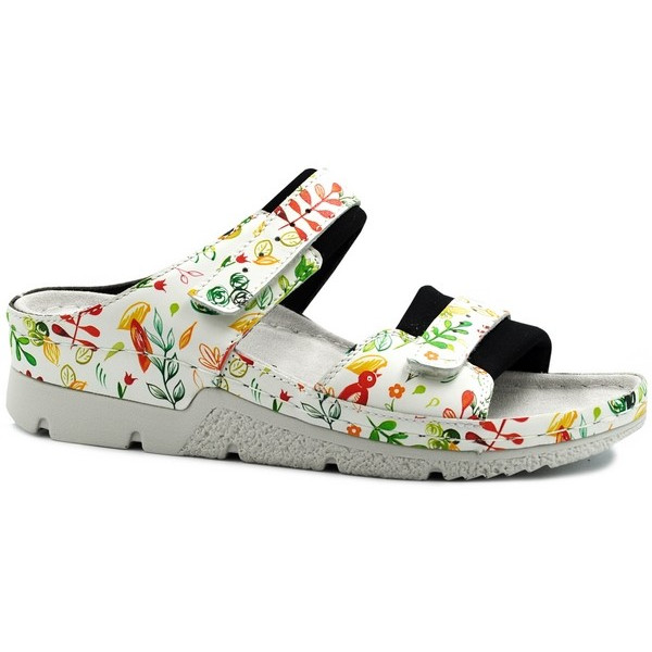 Klapki BERKEMANN Buty Damskie - wygodne zapięcie na Rzep rike 01164-108