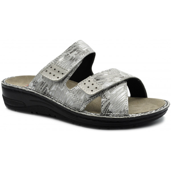 Klapki Damskie BERKEMANN z wygodnym zapięciem na Rzepy lucilla 03117-634