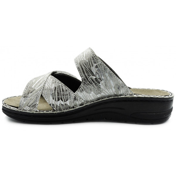 Klapki Damskie BERKEMANN z wygodnym zapięciem na Rzepy lucilla 03117-634