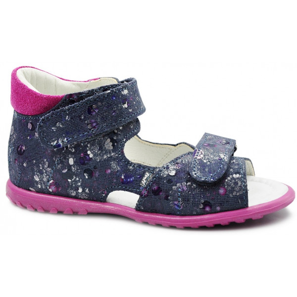Sandały Emel e 2431a-5 Dziewczęce Sandałki na Rzepy