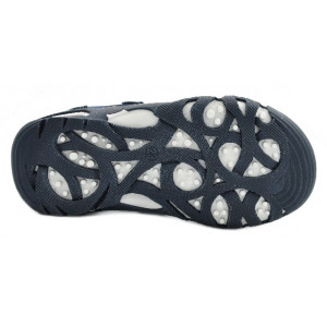 Sandały Buty Mido 21-05 granat-niebieski Chłopięce Sandały na Rzep