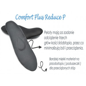 Wkładki Ortopedyczne Comfort Plus Reduce P czarny