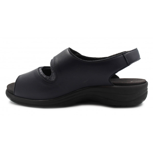 Sandały Szerokie Damskie Solidus Moni Nappa Stretch/Ser Blue/Ocean m