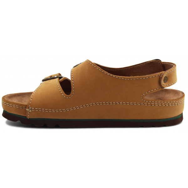 Sandały męskie ze skóry naturalnej na lato SCHOLL air bag back strap med mf215271016