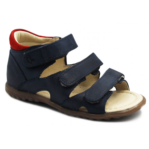Sandały Emel e 2386-26 Sandały dla Chłopca z wygodnym zapięciem na Rzepy