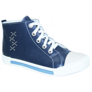 Skórzane trampki dla...