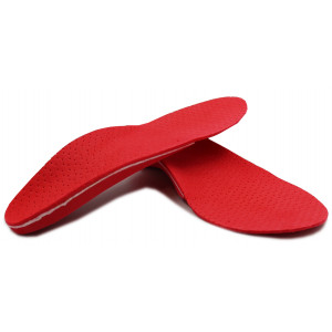 Wkładki Ortopedyczne Correct LS - Korytkowe, Supinujące, na Płaskostopie i Stopy Koślawe (Czerwone)