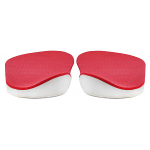 Wkładki CORRECT S Supinujące na Koślawość Pięty i Kolan Czerwone