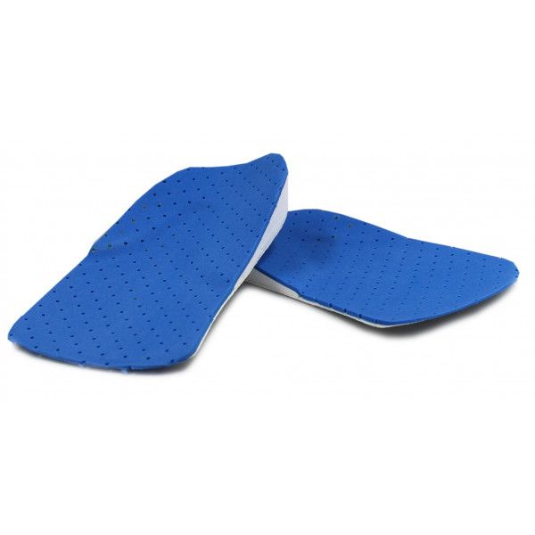 Wkładki CORRECT S 3/4 Supinujące na Koślawość Pięty i Kolan niebieskie