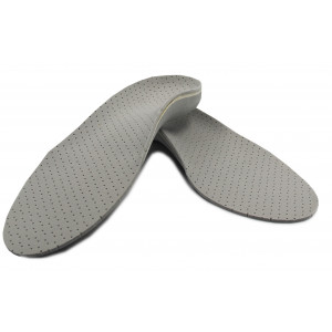 Wkładki Ortopedyczne CORRECT LS – Supinujące, Korytkowe na Płaskostopie i Stopy Płasko-Koślawe (Kolor Szary)