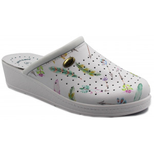 Klapki na koturnie dla kobet do pracy SANITAL-FLEX 707 16