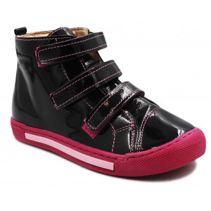 Profilaktyczne trampki skórzane dla dziewczynki do szkoły Dawid 2113