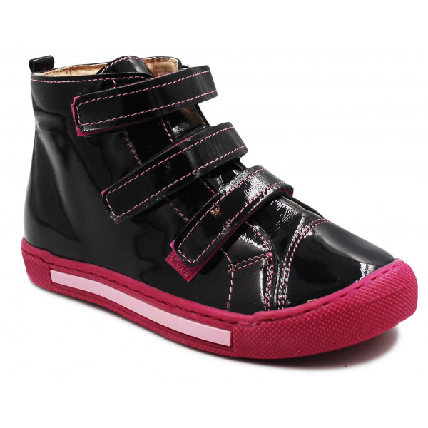 Profilaktyczne trampki skórzane dla dziewczynki do szkoły Dawid 2113