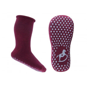 Skarpety Antypoślizgowe Dla Dziewczynek Emel SFA 100-25 Bordowe