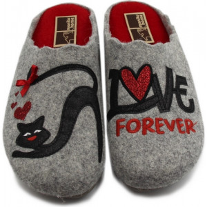 Kapcie Damskie Filcowe Love...
